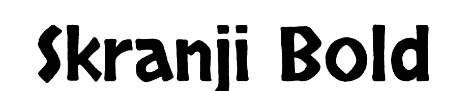 Skranji Bold Font Download Free